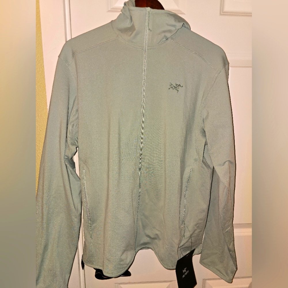 Arc'teryx Men's L Kyanite Lightweight Hoody Stone Green